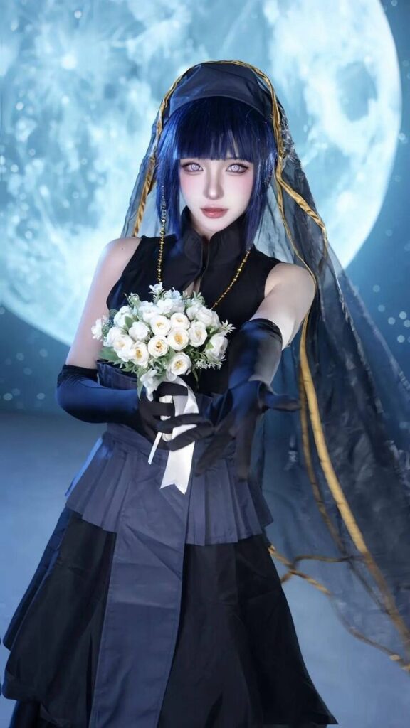 Hình ảnh gái xinh cosplay nhân vật anime sexy, ánh mắt quyến rũ