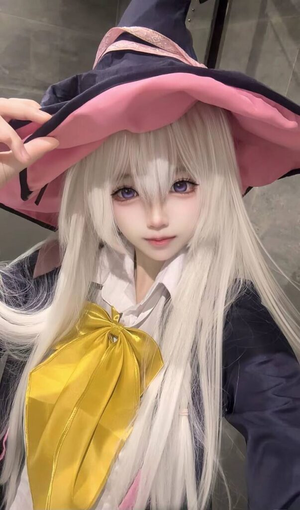 Ảnh gái xinh cosplay nhân vật anime nữ dễ thương, tạo hình sống động