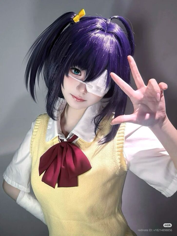 Gái xinh cosplay nhân vật anime nữ hentai, phiên bản cosplay sắc nét