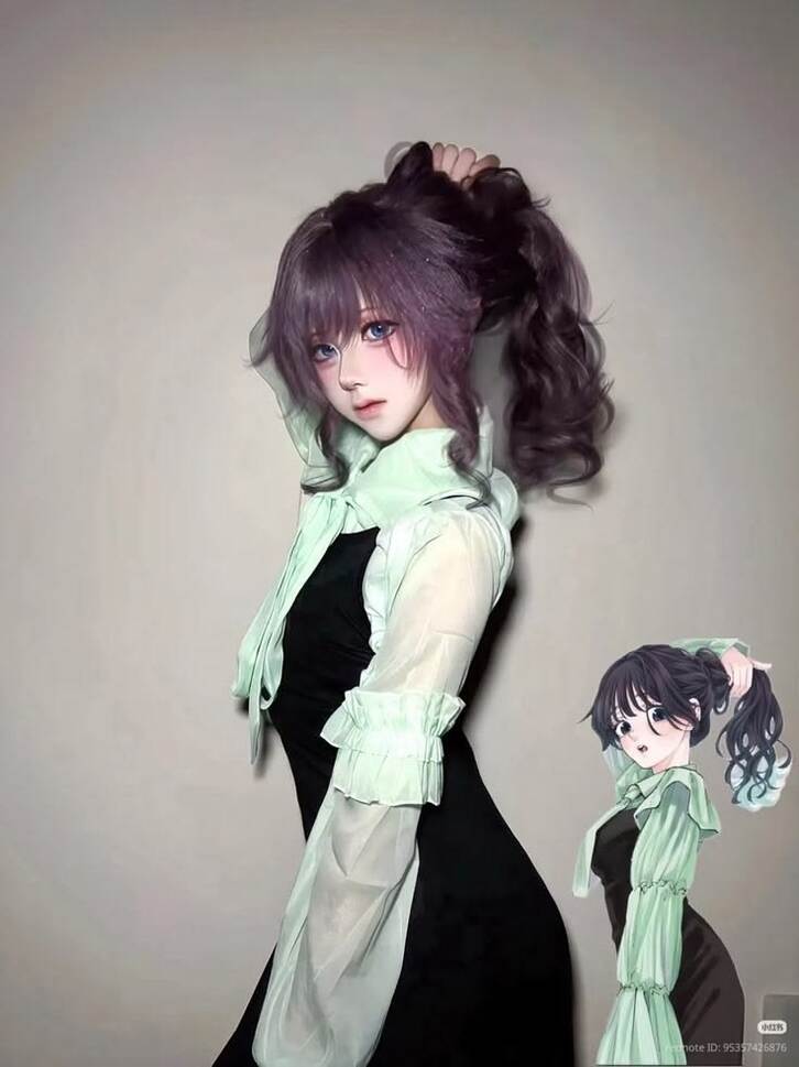 Gái xinh cosplay nhân vật anime, trang phục chi tiết tôn dáng chuẩn