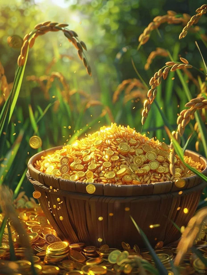 Tranh phong thủy hút tài lộc đồng tiền vàng chiêu tài hiệu quả