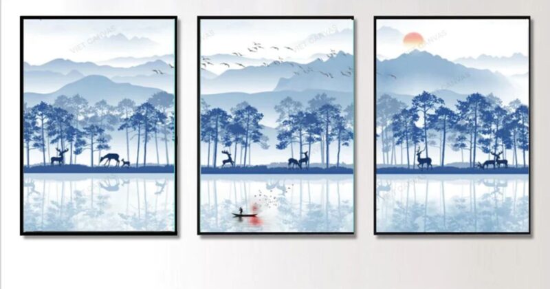 Tổng Hợp 50+ Mẫu Tranh Canvas Treo Tường Hiện Đại Thăng Hoa Không Gian Sống 20 Cách chọn kích thước và tỷ lệ treo tranh chuẩn xác