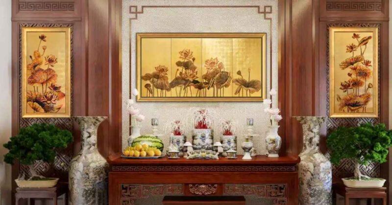 Tranh Phong Thủy Treo Phòng Thờ