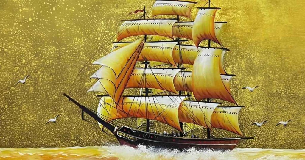 Bí Quyết Chọn Tranh Phong Thủy Mệnh Kim Giúp Chiêu Tài Kích Lộc (Chuẩn Chuyên Gia) 10 Tranh Thuận Buồm Xuôi Gió