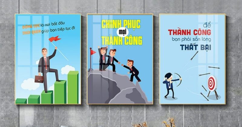 Tổng Hợp 50+ Mẫu Tranh Canvas Treo Tường Hiện Đại Thăng Hoa Không Gian Sống 18 Tranh canvas Typography và Slogan