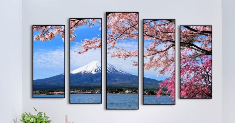 Tổng Hợp 50+ Mẫu Tranh Canvas Treo Tường Hiện Đại Thăng Hoa Không Gian Sống 19 Tranh canvas ghép nhiều tấm