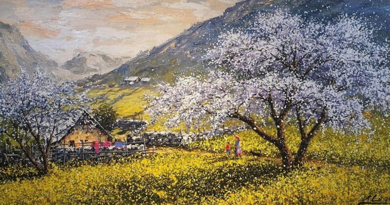 Tổng Hợp 50+ Mẫu Tranh Canvas Treo Tường Hiện Đại Thăng Hoa Không Gian Sống 17 Tranh canvas phong cảnh thiên nhiên